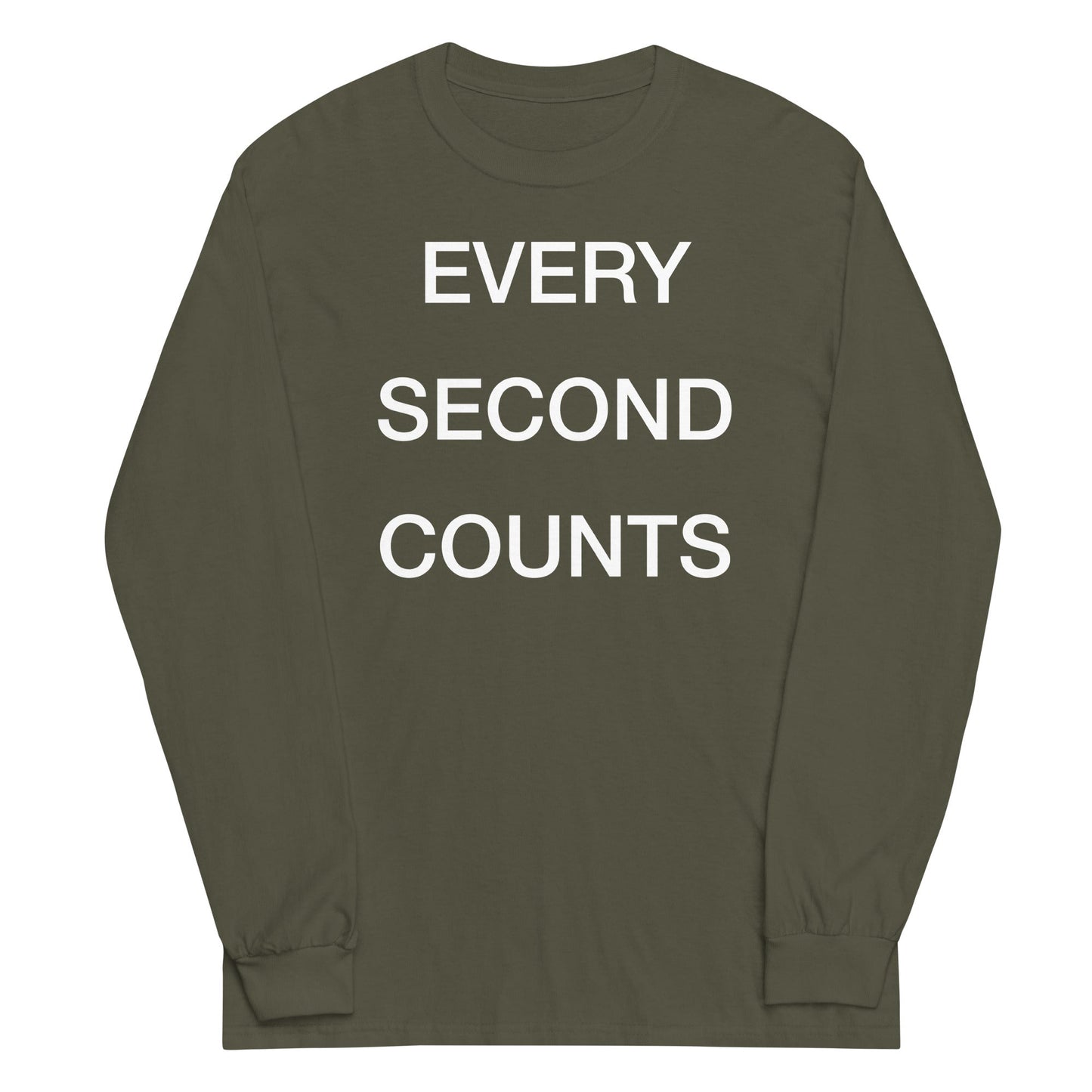 Every Second Counts Unisex Long Sleeve Tee