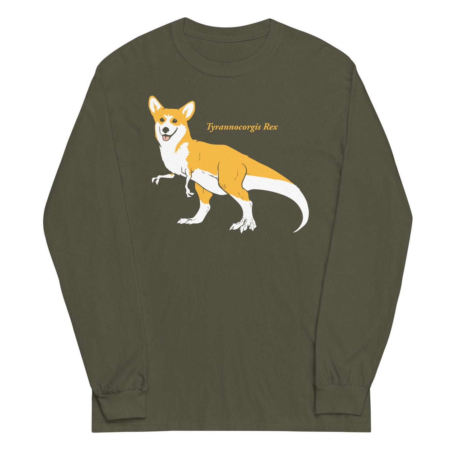 Tyrannocorgis Rex Unisex Long Sleeve Tee