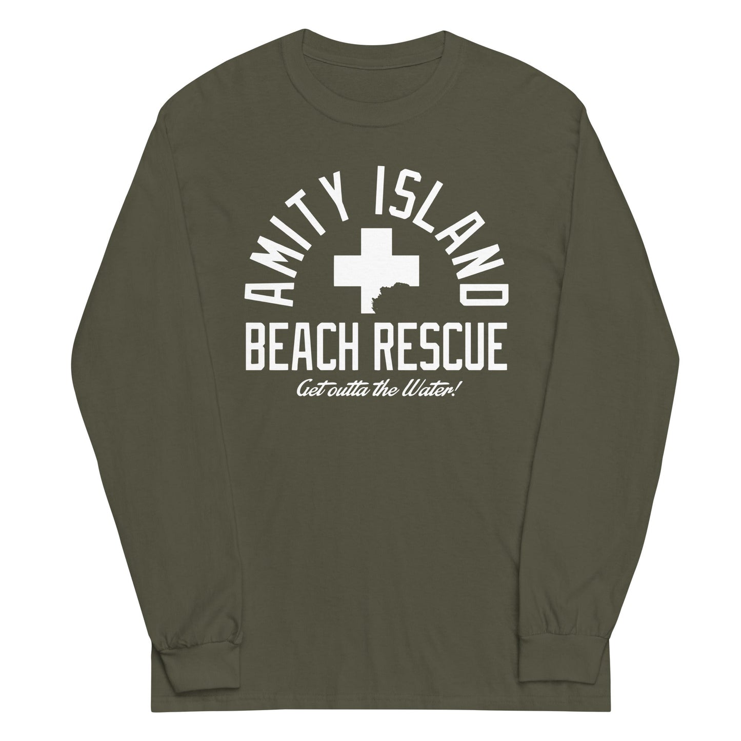 Amity Island Beach Rescue Unisex Long Sleeve Tee