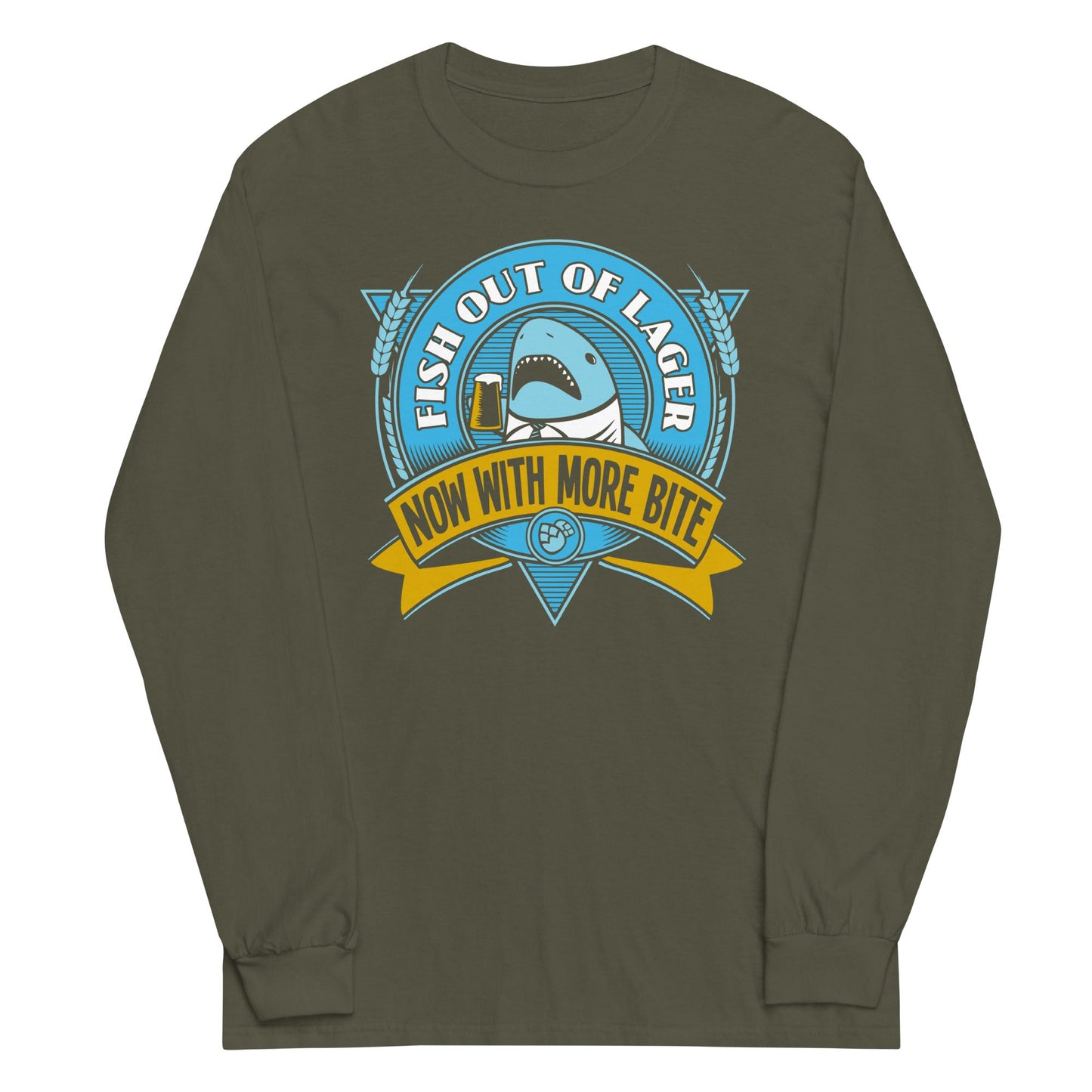 Fish Out Of Lager Unisex Long Sleeve Tee