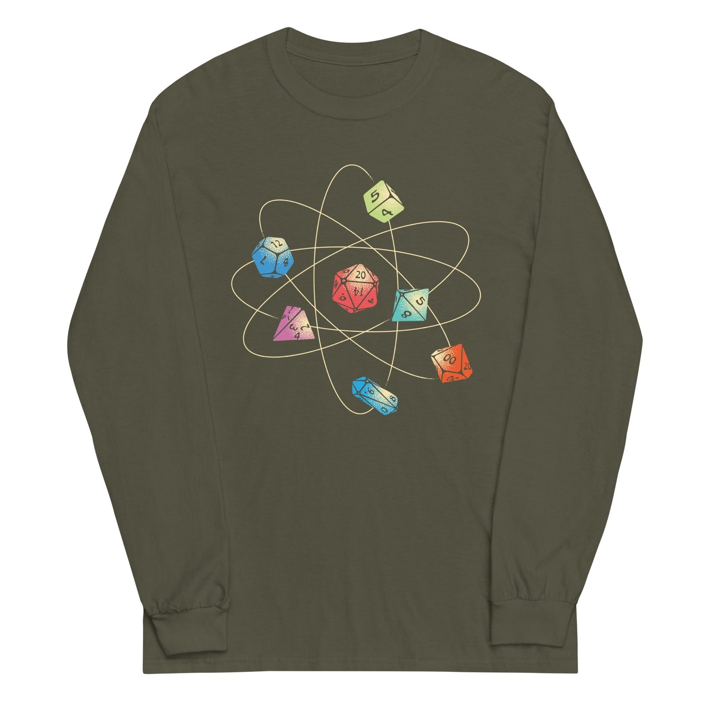 Dice Atom Unisex Long Sleeve Tee