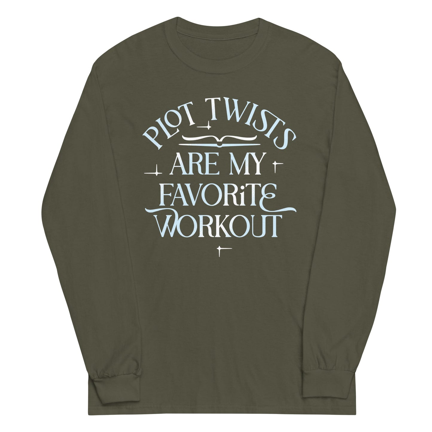 Plot Twists Are My Favorite Workout Unisex Long Sleeve Tee