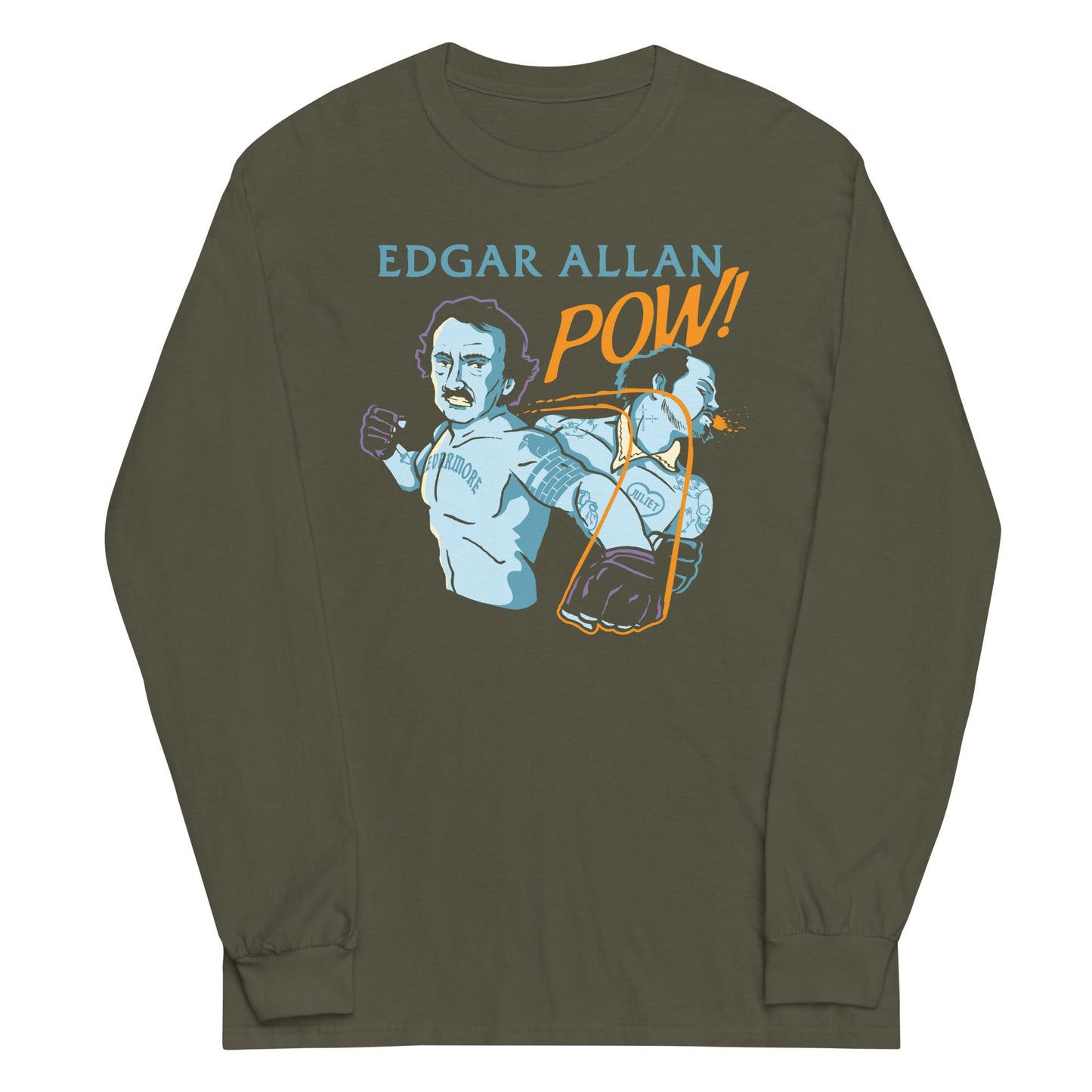 Edgar Allan Pow! Unisex Long Sleeve Tee