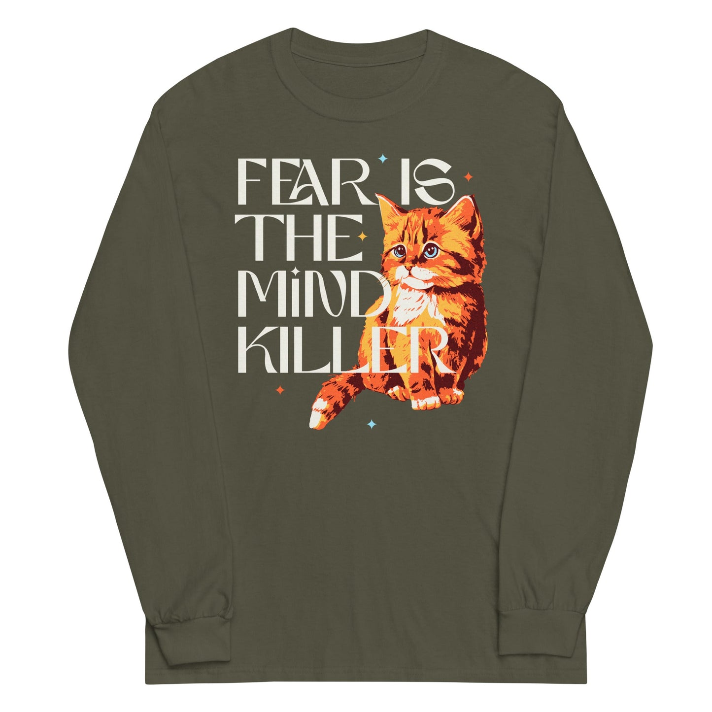 Fear Is The Mind Killer Cat Unisex Long Sleeve Tee