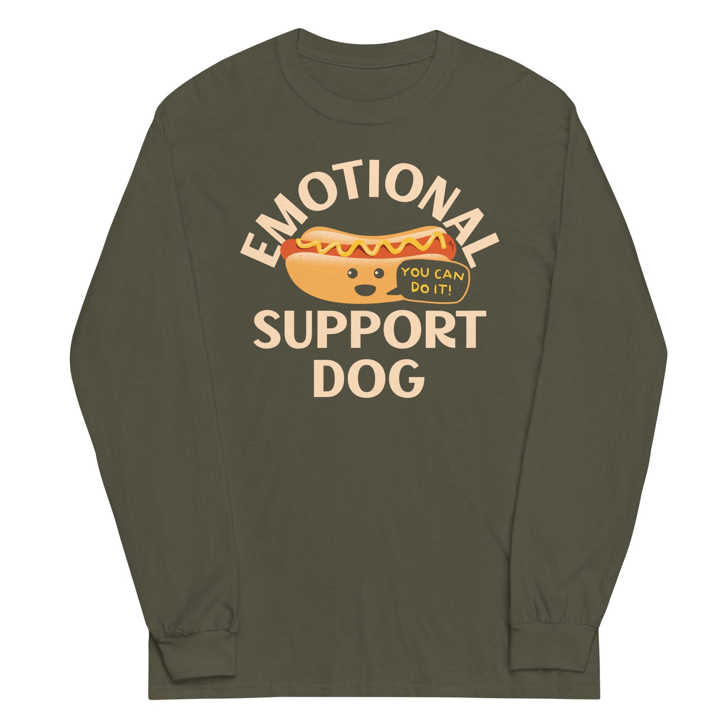 Emotional Support Dog Unisex Long Sleeve Tee