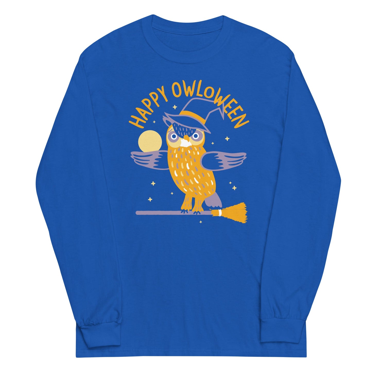 Happy Owloween Unisex Long Sleeve Tee