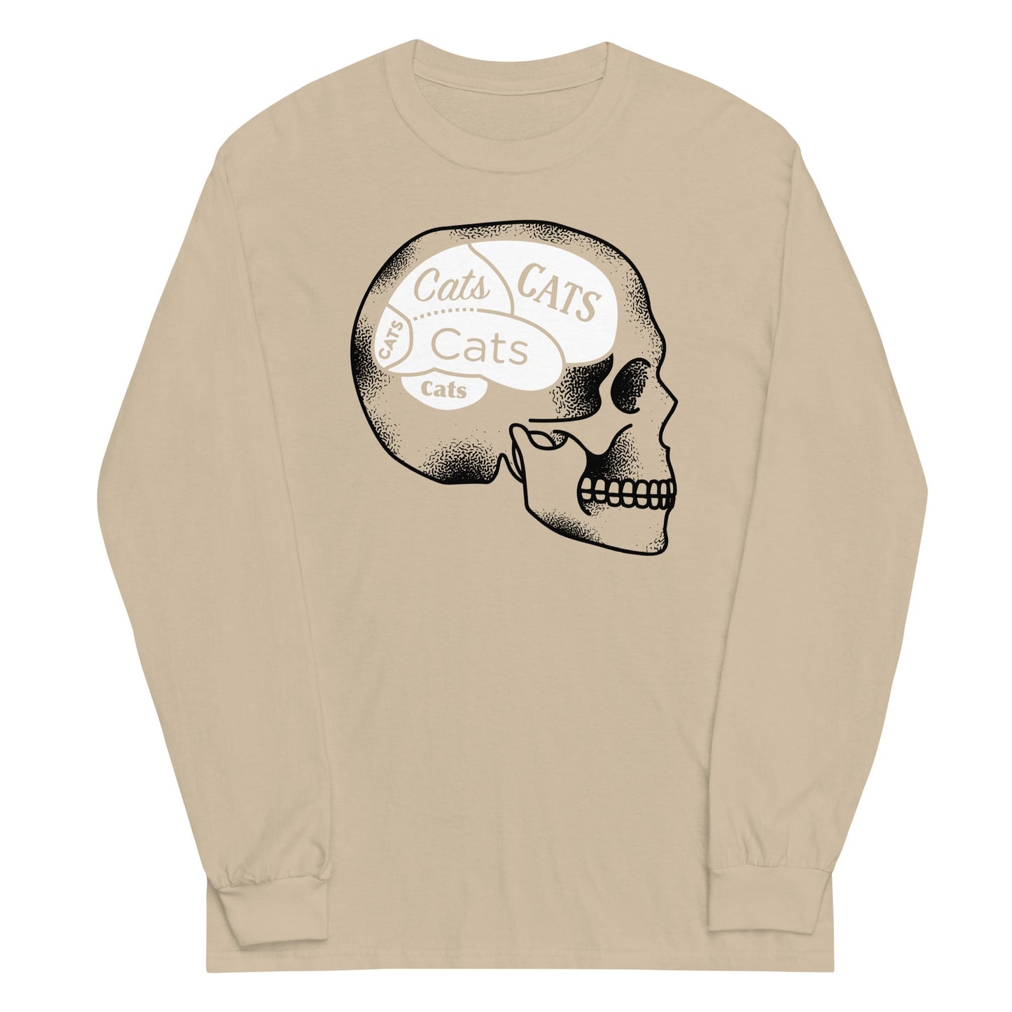 Cats On The Brain Unisex Long Sleeve Tee