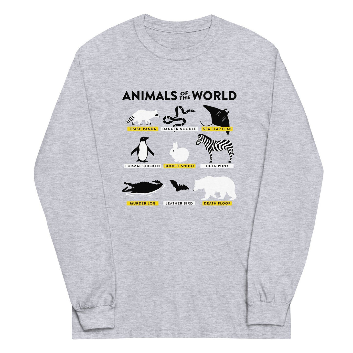 Animals Of The World Unisex Long Sleeve Tee