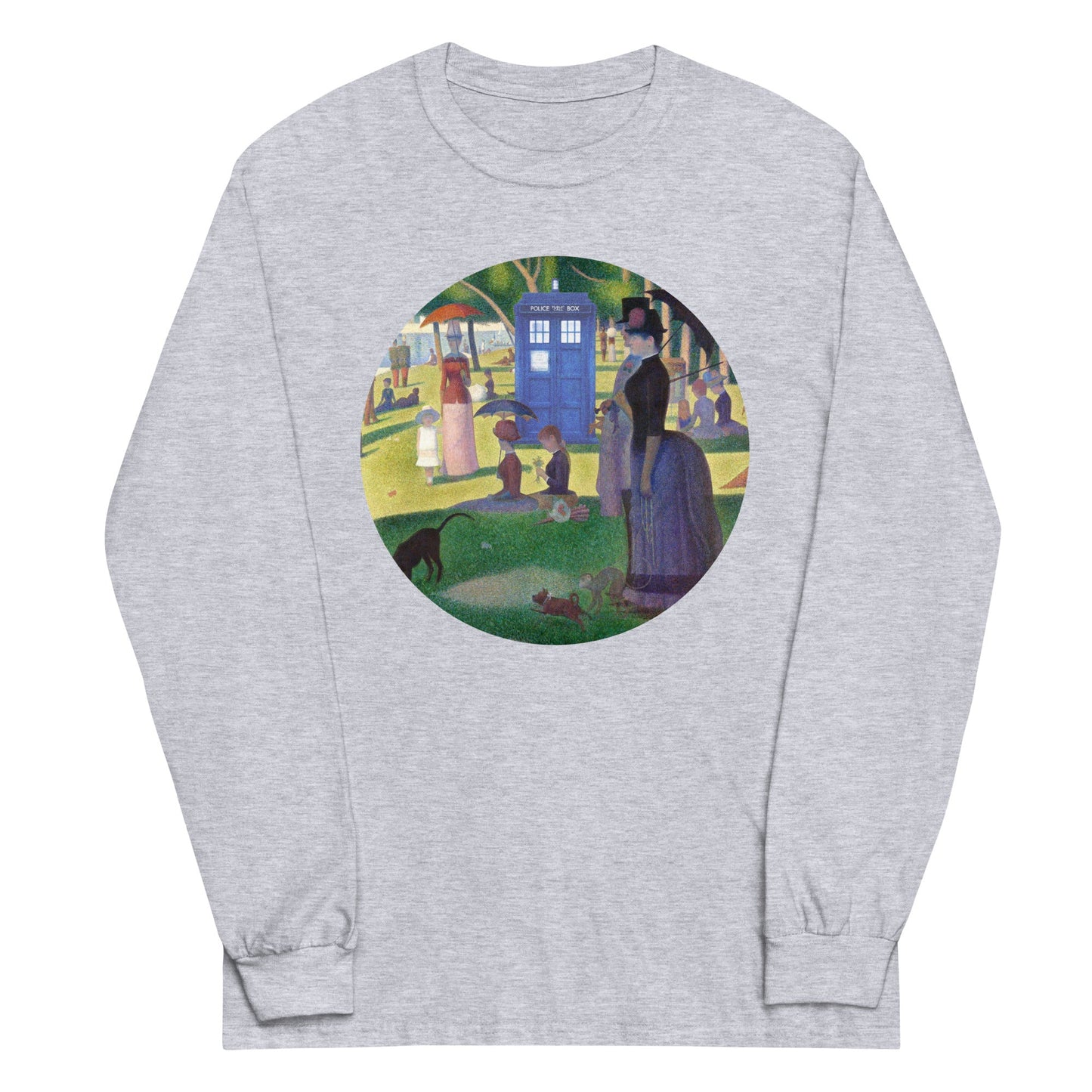 Tardis On La Grande Unisex Long Sleeve Tee