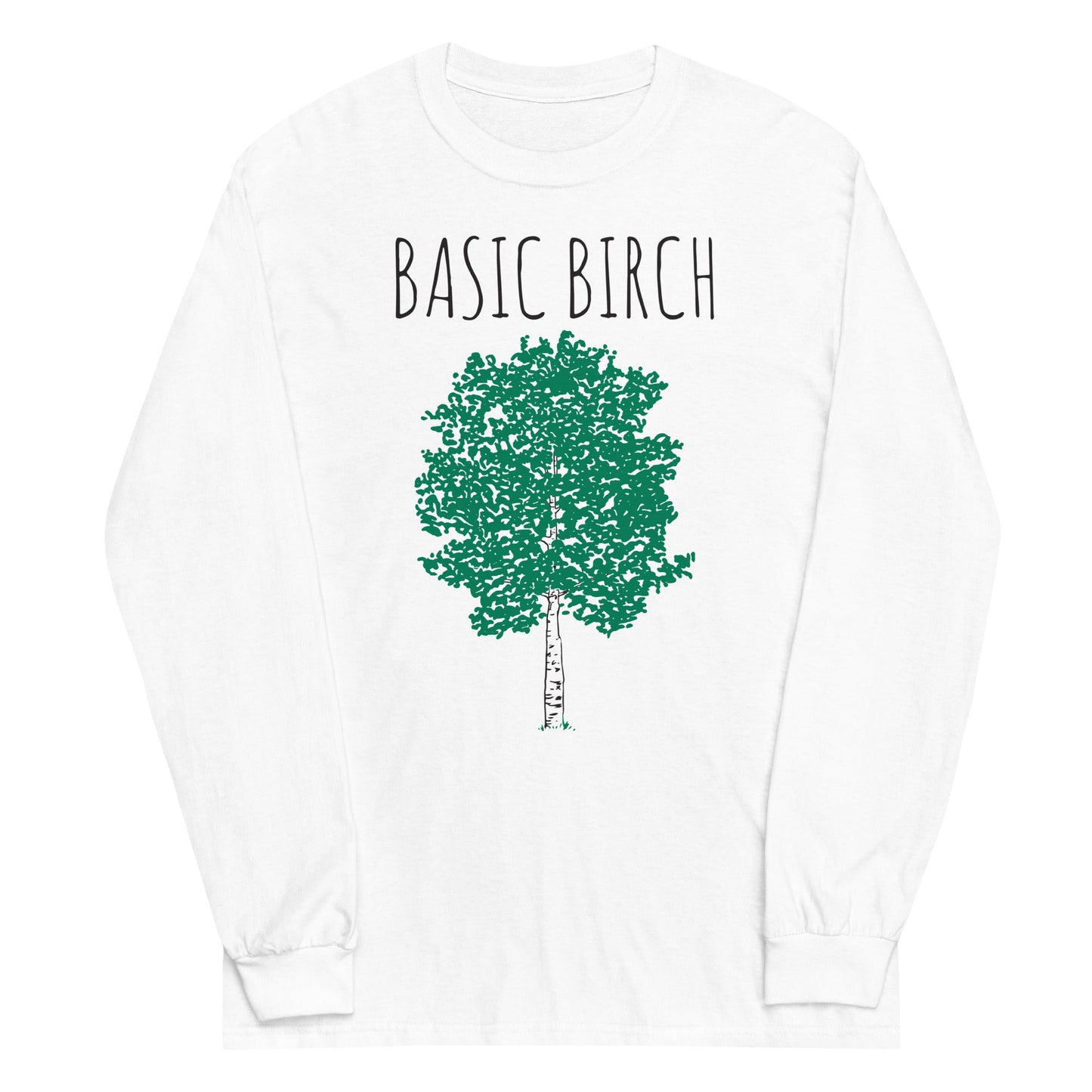 Basic Birch Unisex Long Sleeve Tee