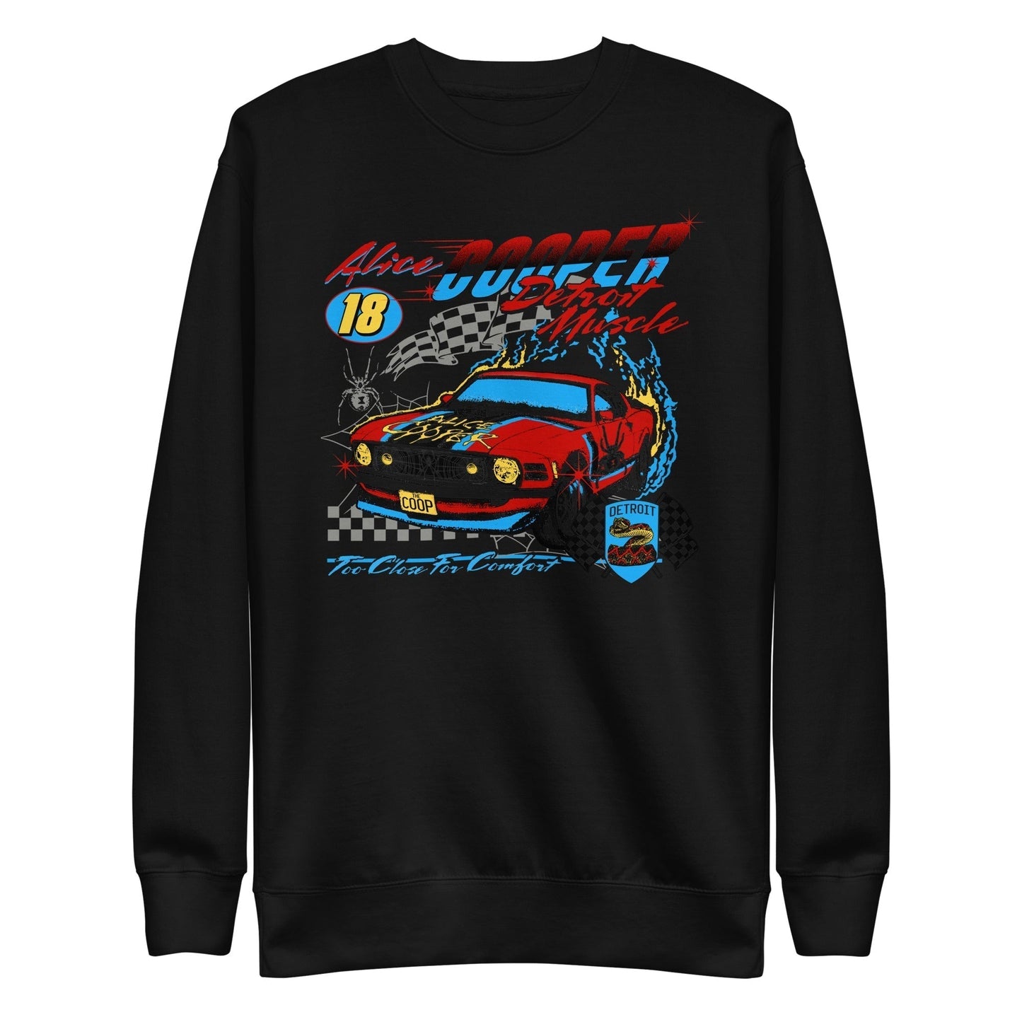 Alice Cooper Racecar Sweatshirt Apparel