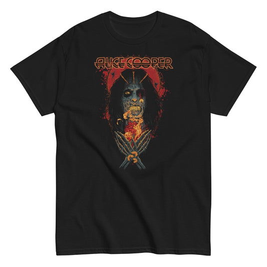 Alice Cooper Skeleton T Shirt Black