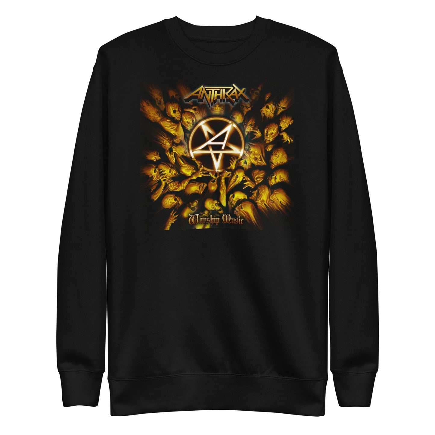 Anthrax Pentagram Logo Sweatshirt #1026 Apparel - clothing by TeeHivey.com