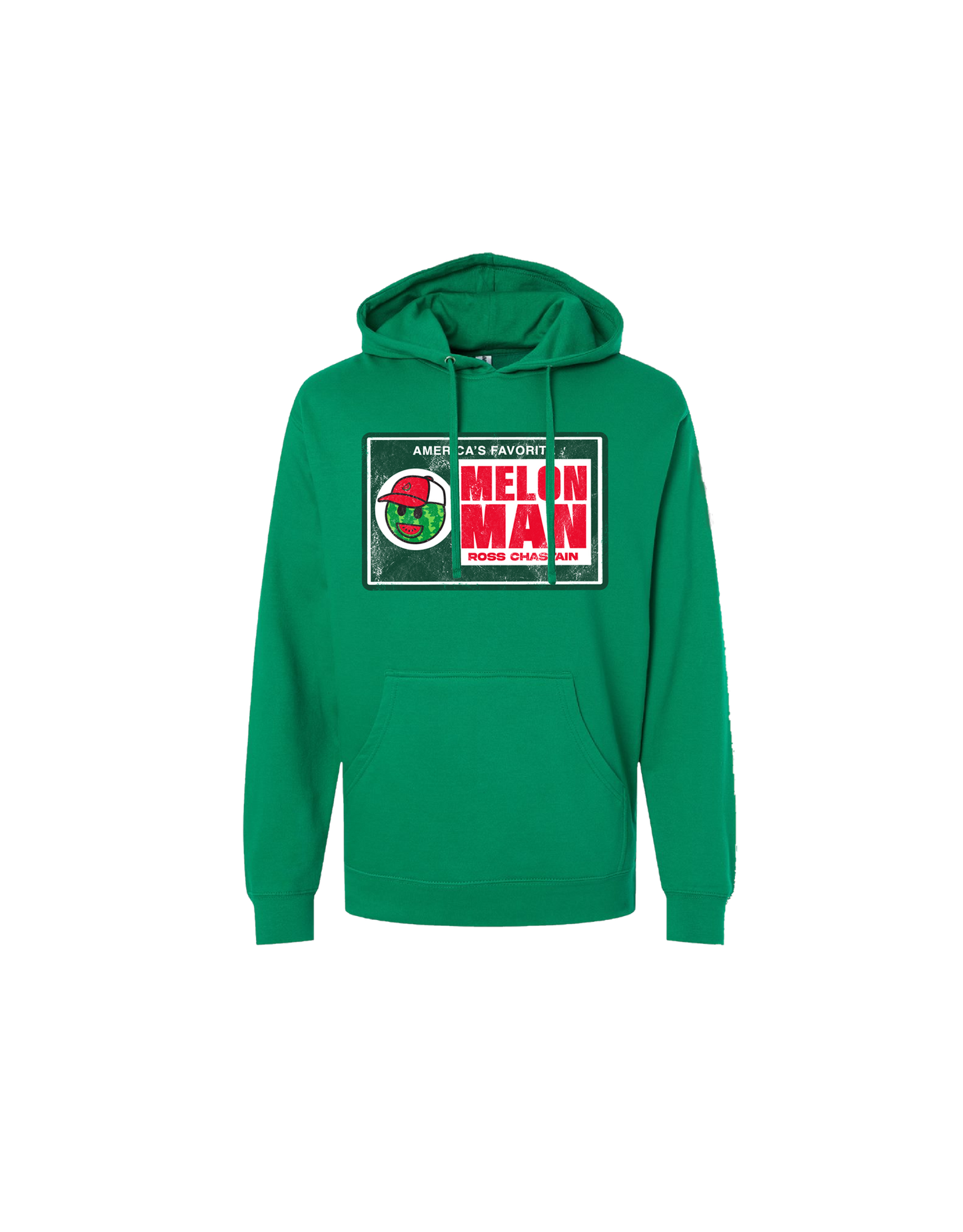 America's Favorite Melon Man Green Hoodie - clothing by TeeHivey.com