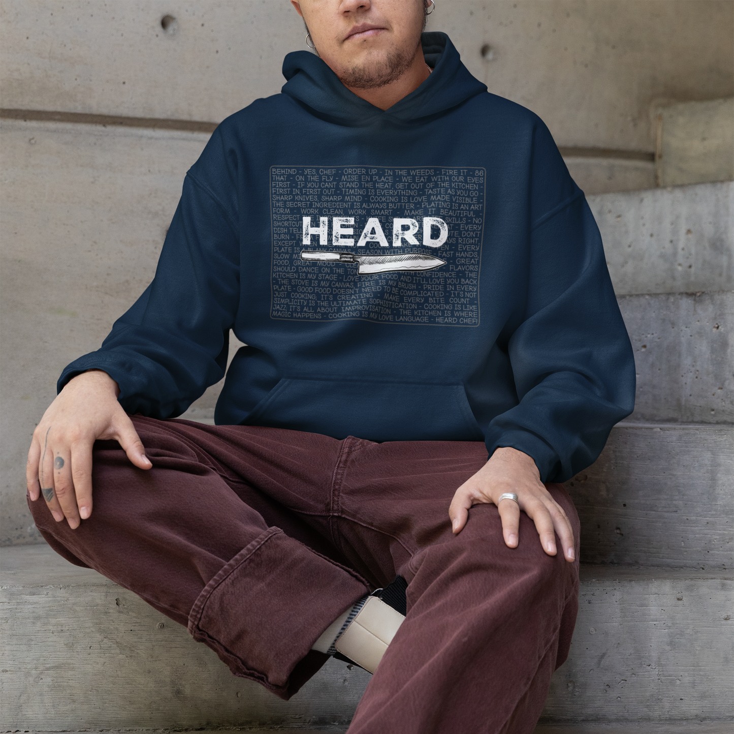 Heard Kitchen Phrase Unisex Hoodie