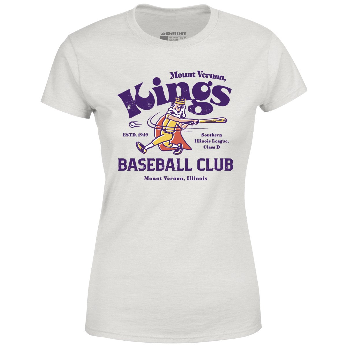 Mount Vernon Kings - Illinois - Vintage Defunct Baseball Teams - Women's T-Shirt