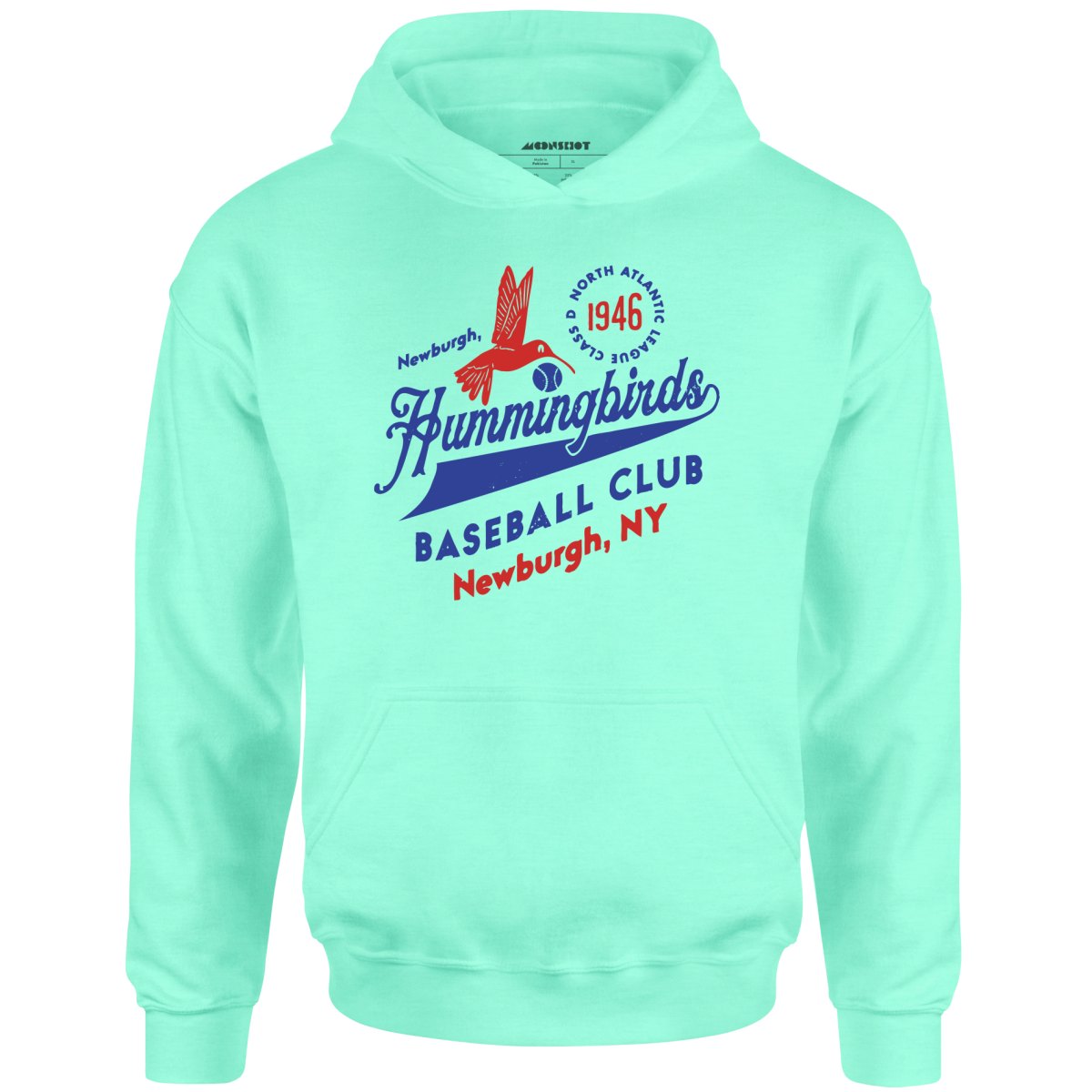 Newburgh Hummingbirds - New York - Vintage Defunct Baseball Teams - Unisex Hoodie