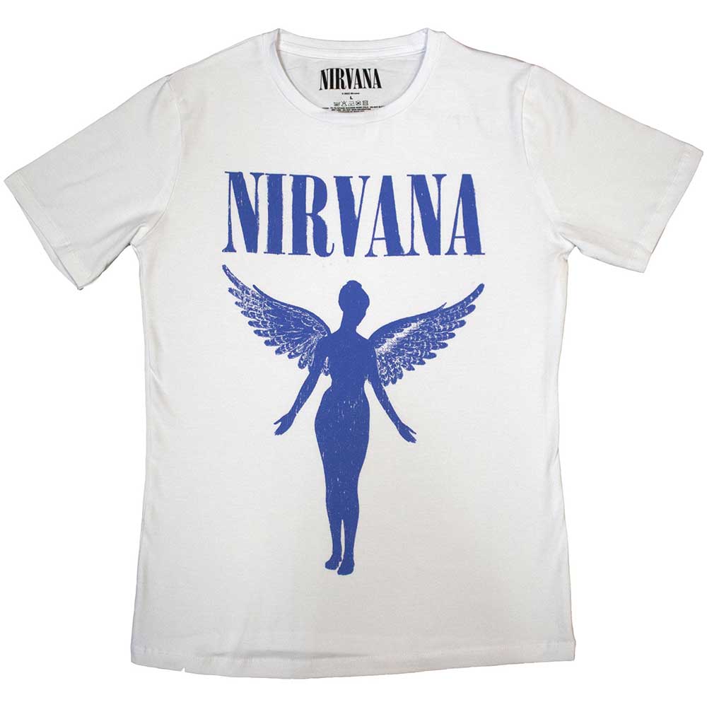 Angelic Blue Mono T Shirt Style001 - clothing by TeeHivey.com
