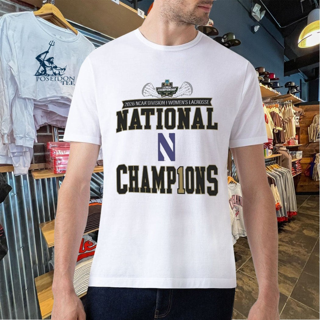 Northwestern Wildcats 2026 NCAA Women’S Lacrosse National Champions T-shirt
