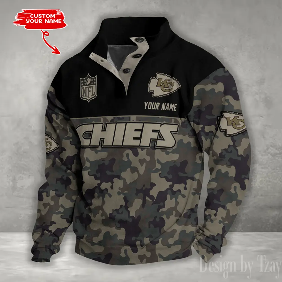 SPECIAL IN 2025 – Kansas City Chiefs Double Stand Collar Sport Hoodies
