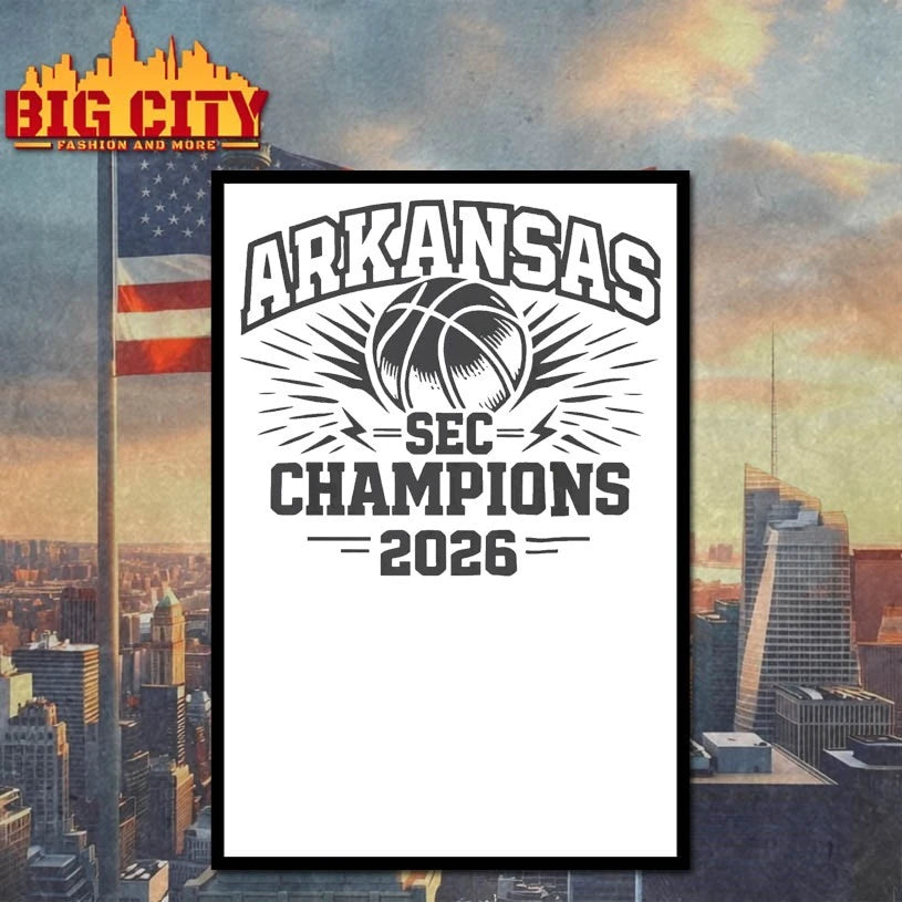 Official Arkansas SEC Championships 2026 logo T-shirt