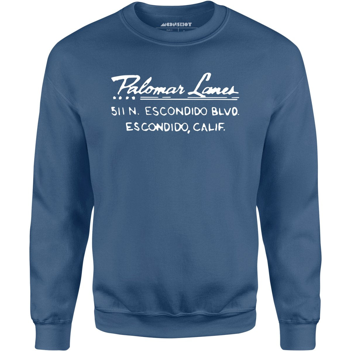 Palomar Lanes - Escondido, CA - Vintage Bowling Alley - Unisex Sweatshirt