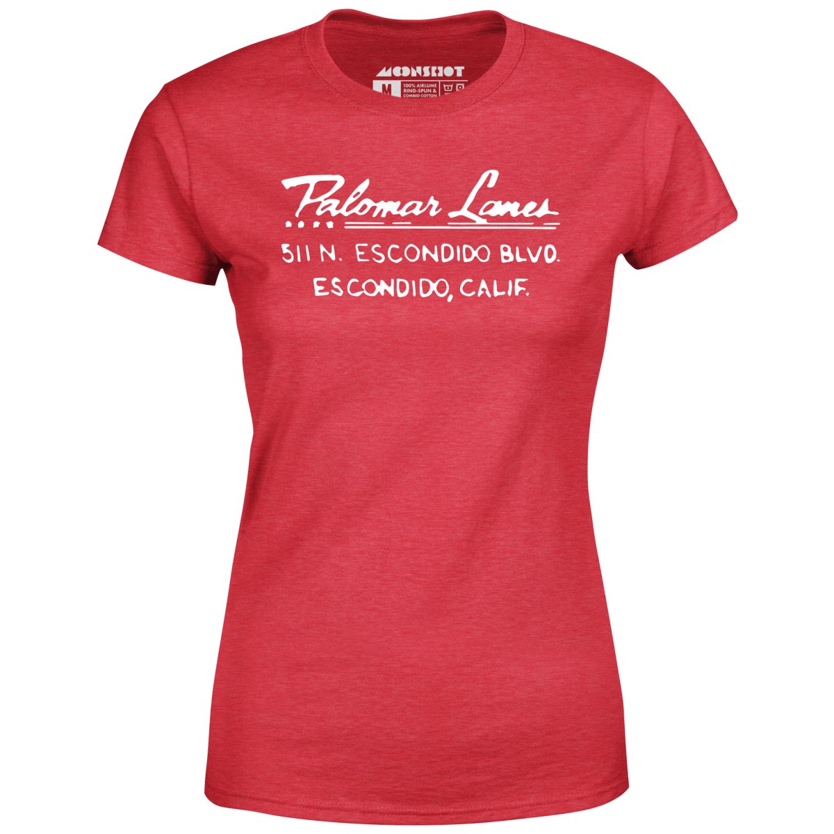 Palomar Lanes - Escondido, CA - Vintage Bowling Alley - Women's T-Shirt