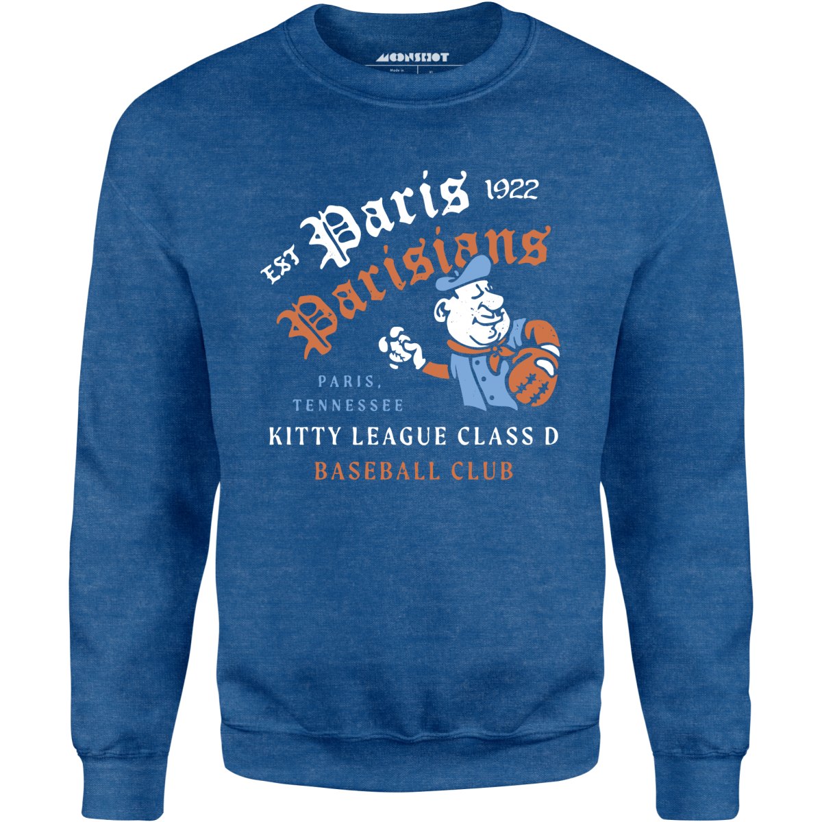 Paris Parisians - Tennessee - Vintage Defunct Baseball Teams - Unisex Sweatshirt