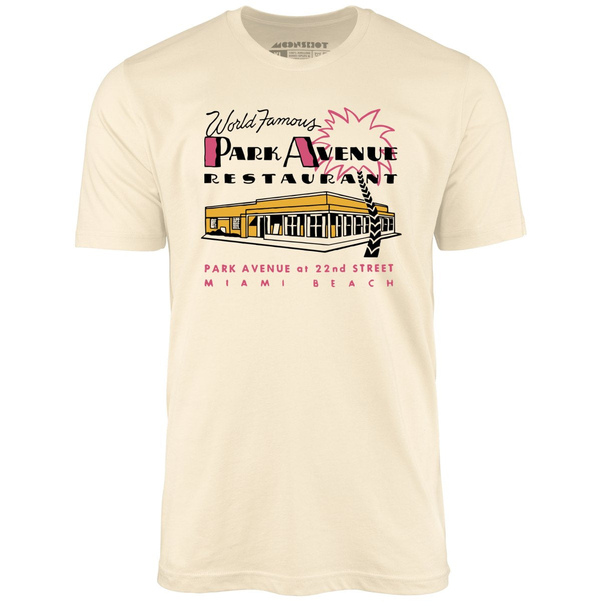 Park Avenue - Miami Beach, FL - Vintage Restaurant - Unisex T-Shirt
