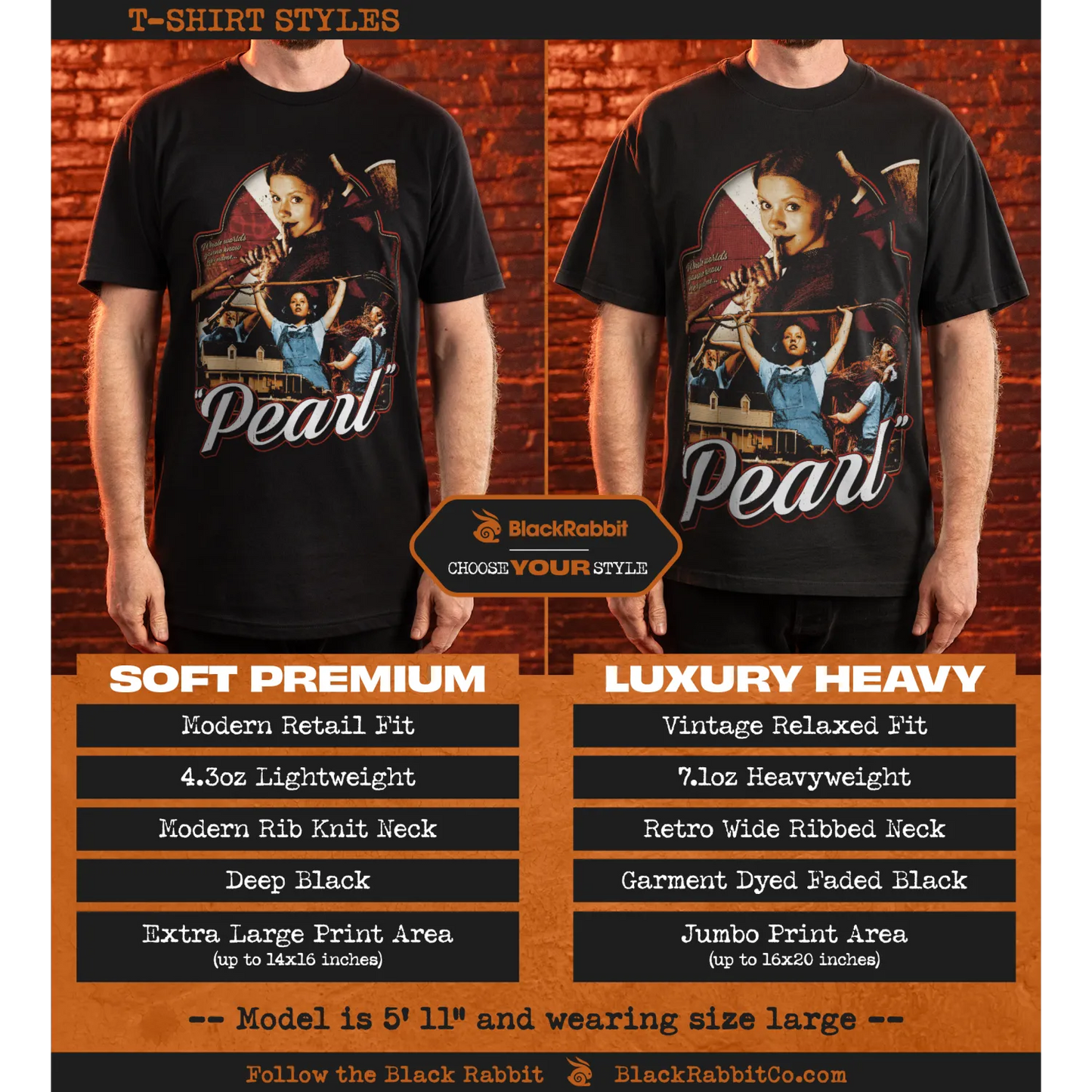 Pearl Horror Slasher Movie Poster Inspired Unisex Classic T-Shirt