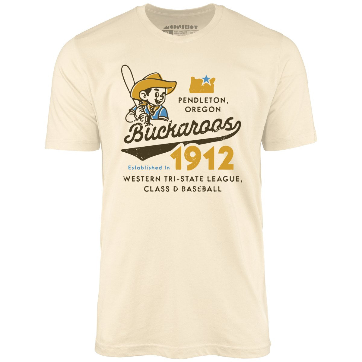 Pendleton Buckaroos - Oregon - Vintage Defunct Baseball Teams - Unisex T-Shirt