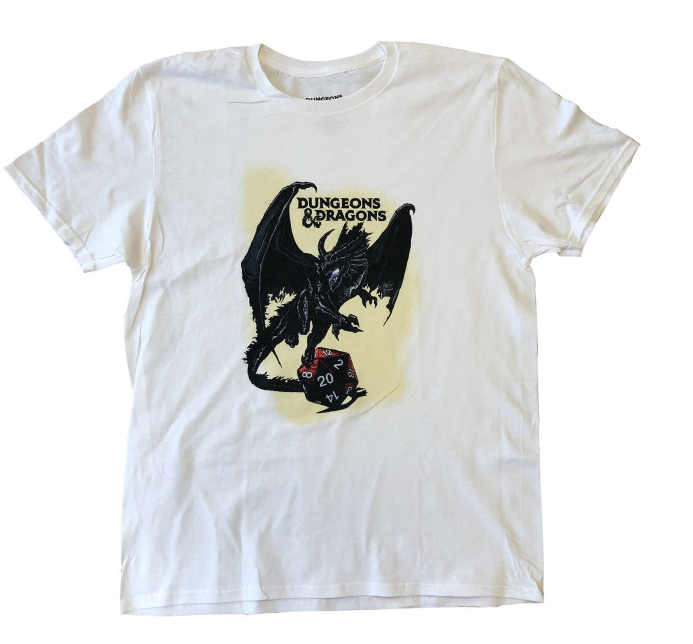 Dungeons and Dragons D&D Gamer White Adult T-Shirt