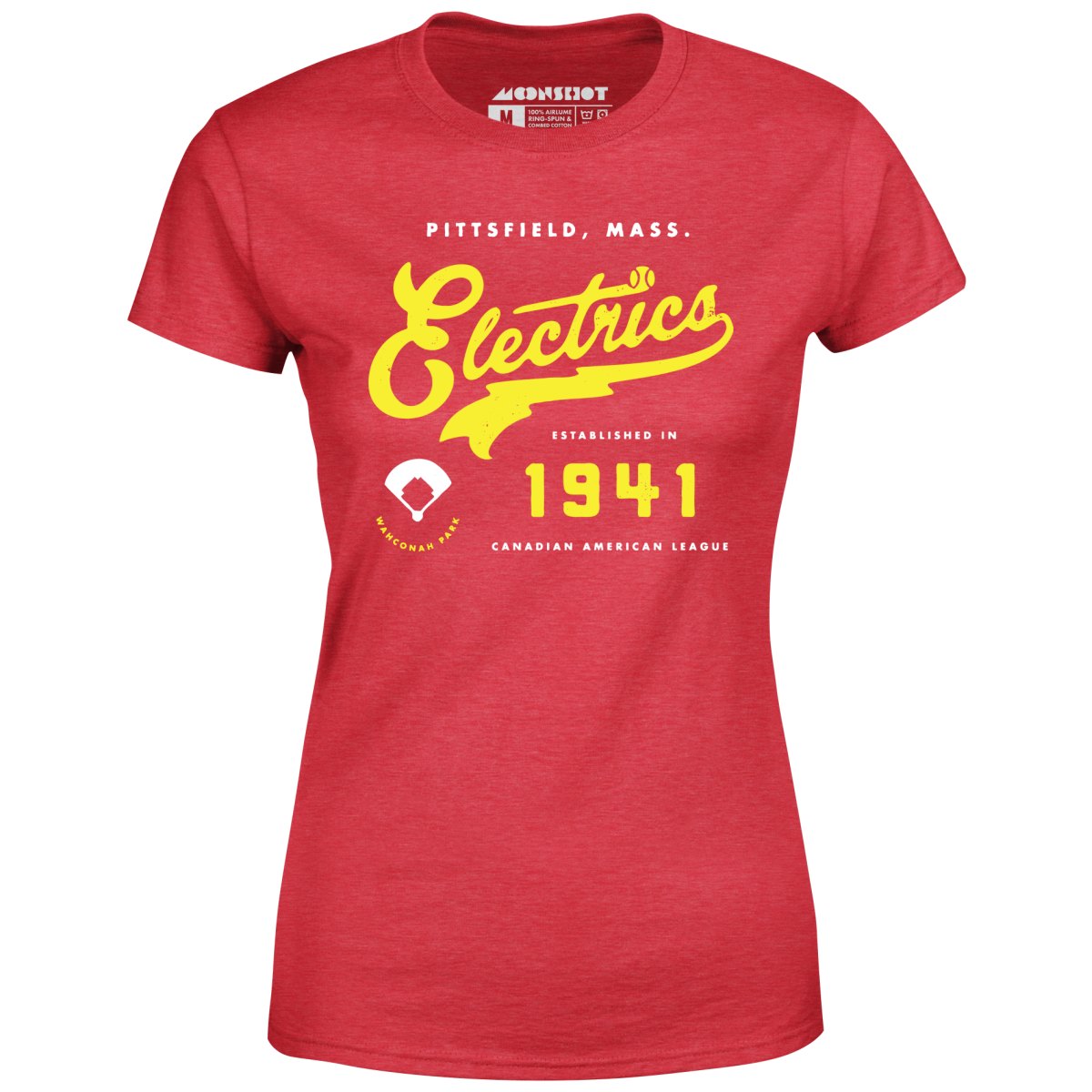 Pittsfield Electrics - Massachusetts - Vintage Defunct Baseball Teams - Women's T-Shirt