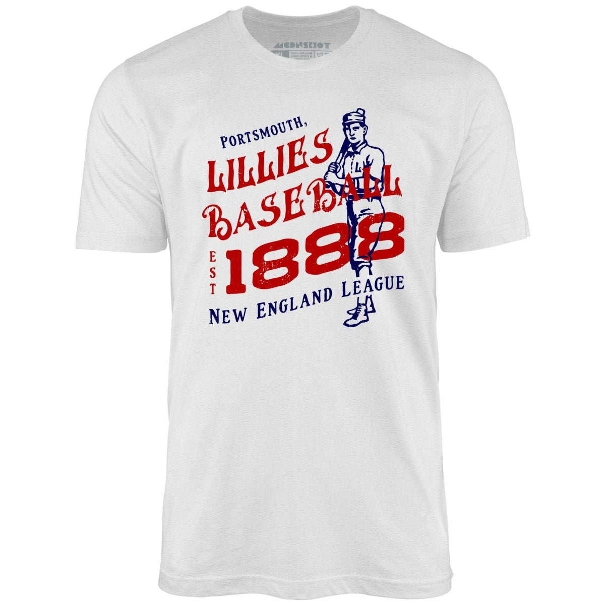 Portsmouth Lillies - New Hampshire - Vintage Defunct Baseball Teams - Unisex T-Shirt