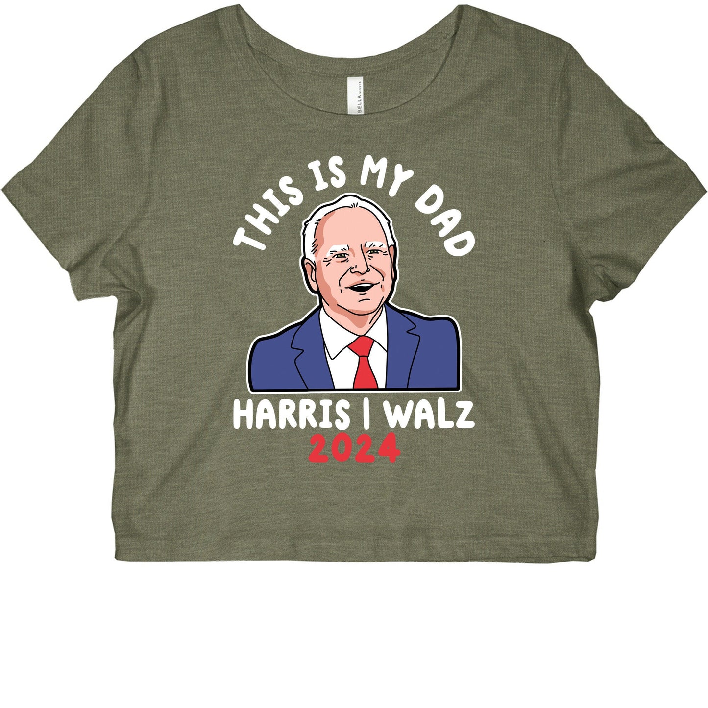 This Is My Dad Tim Walz Graphic Baby Tee