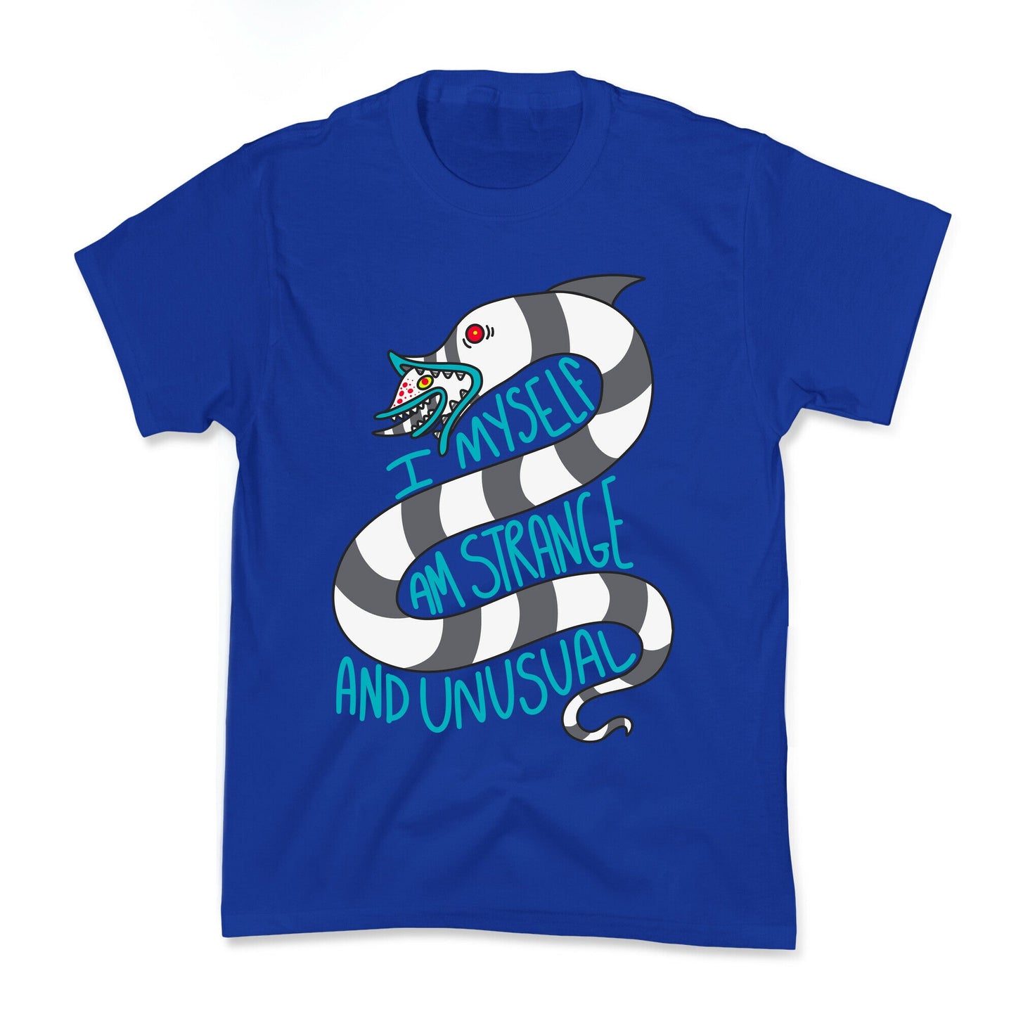 I Myself Am Strange and Unusual Kids Tee
