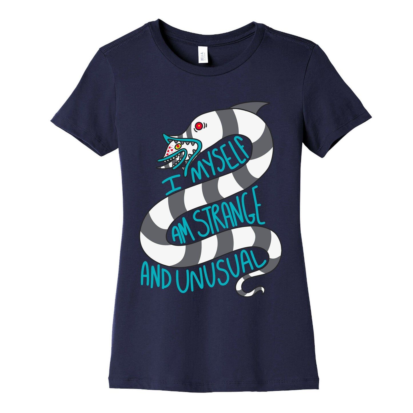I Myself Am Strange and Unusual Womens Cotton Tee