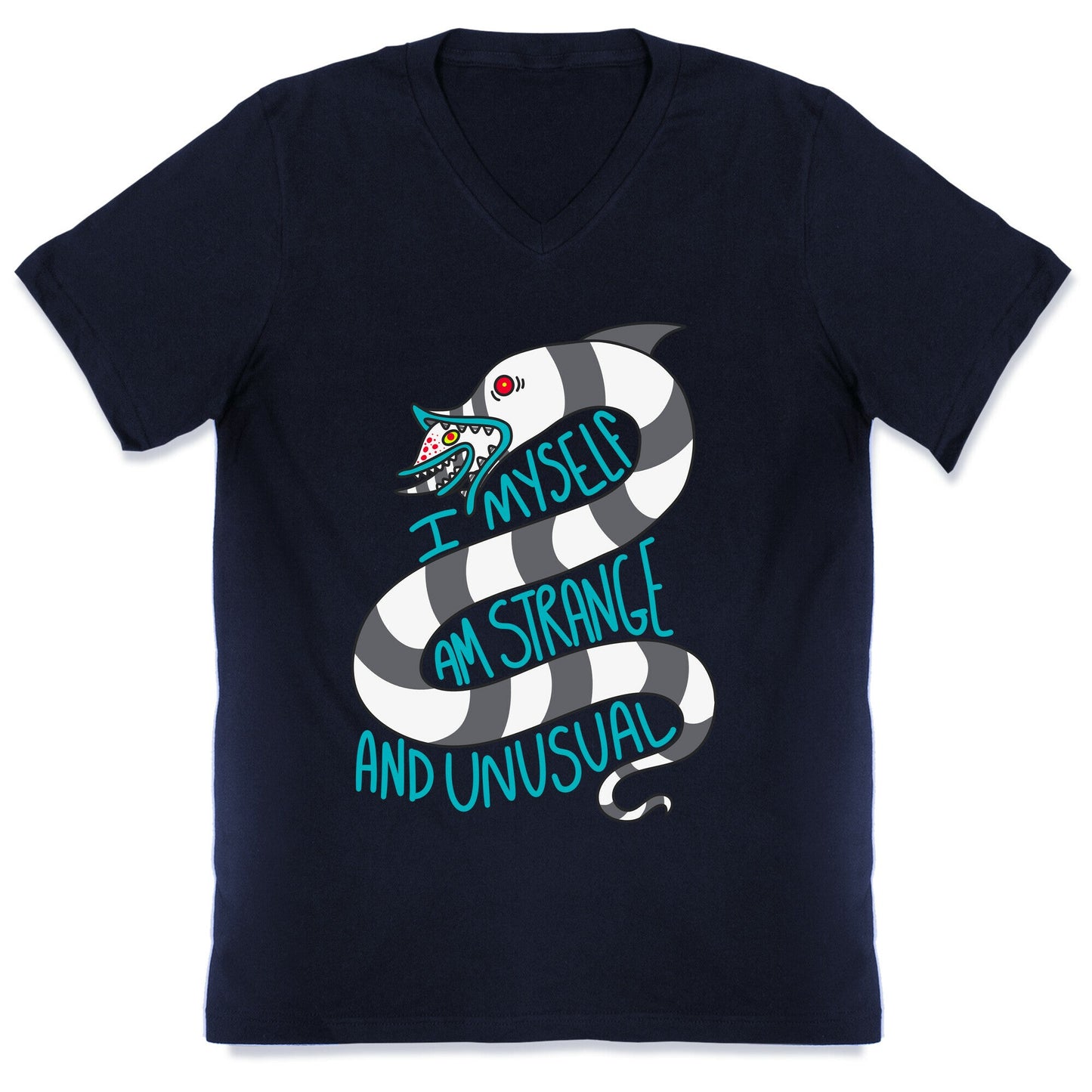 I Myself Am Strange and Unusual V-Neck