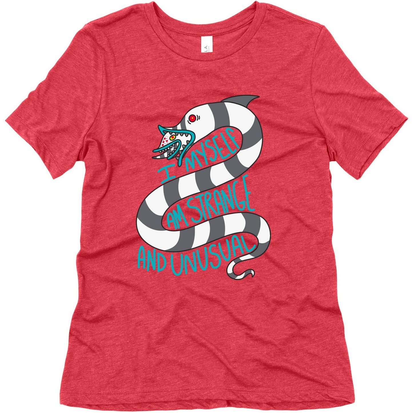 I Myself Am Strange and Unusual Womens Triblend Tee