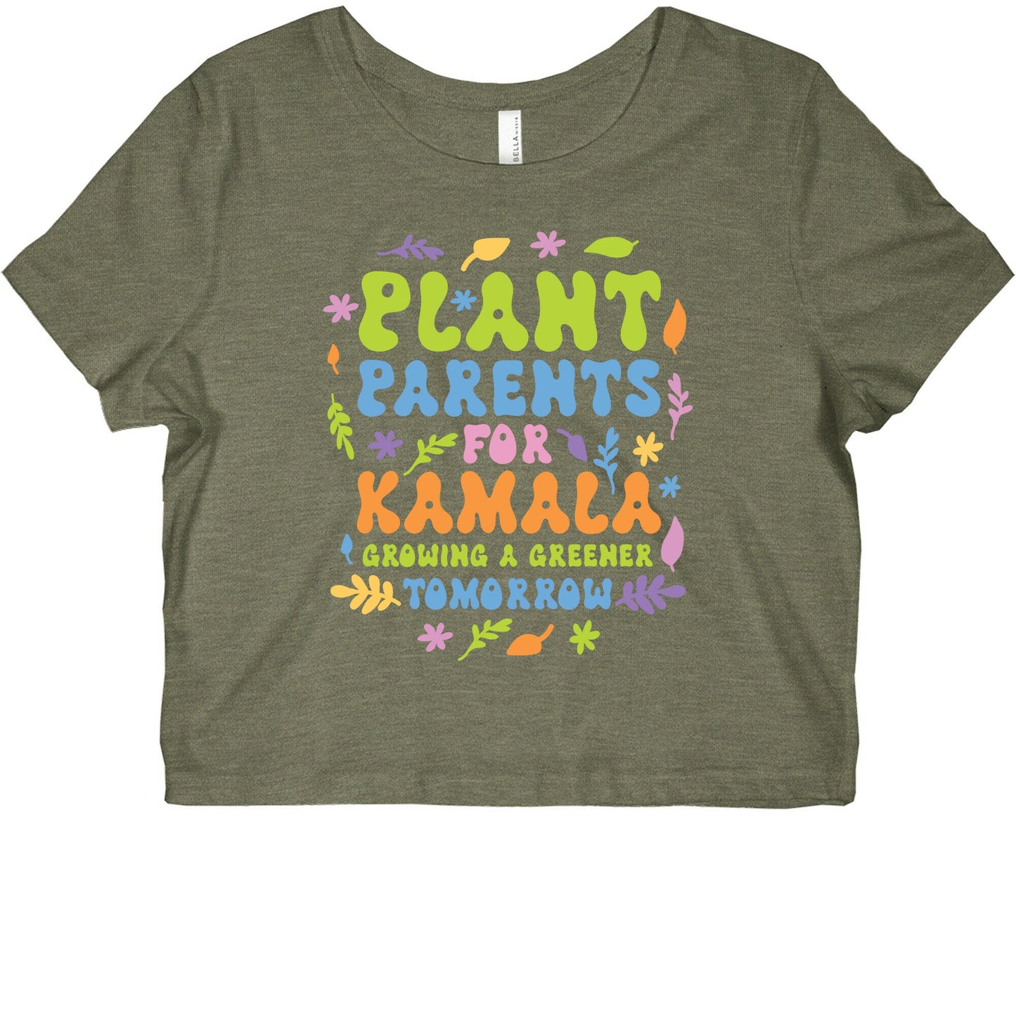 Plant Parents for Kamala Womens Graphic Baby Tee