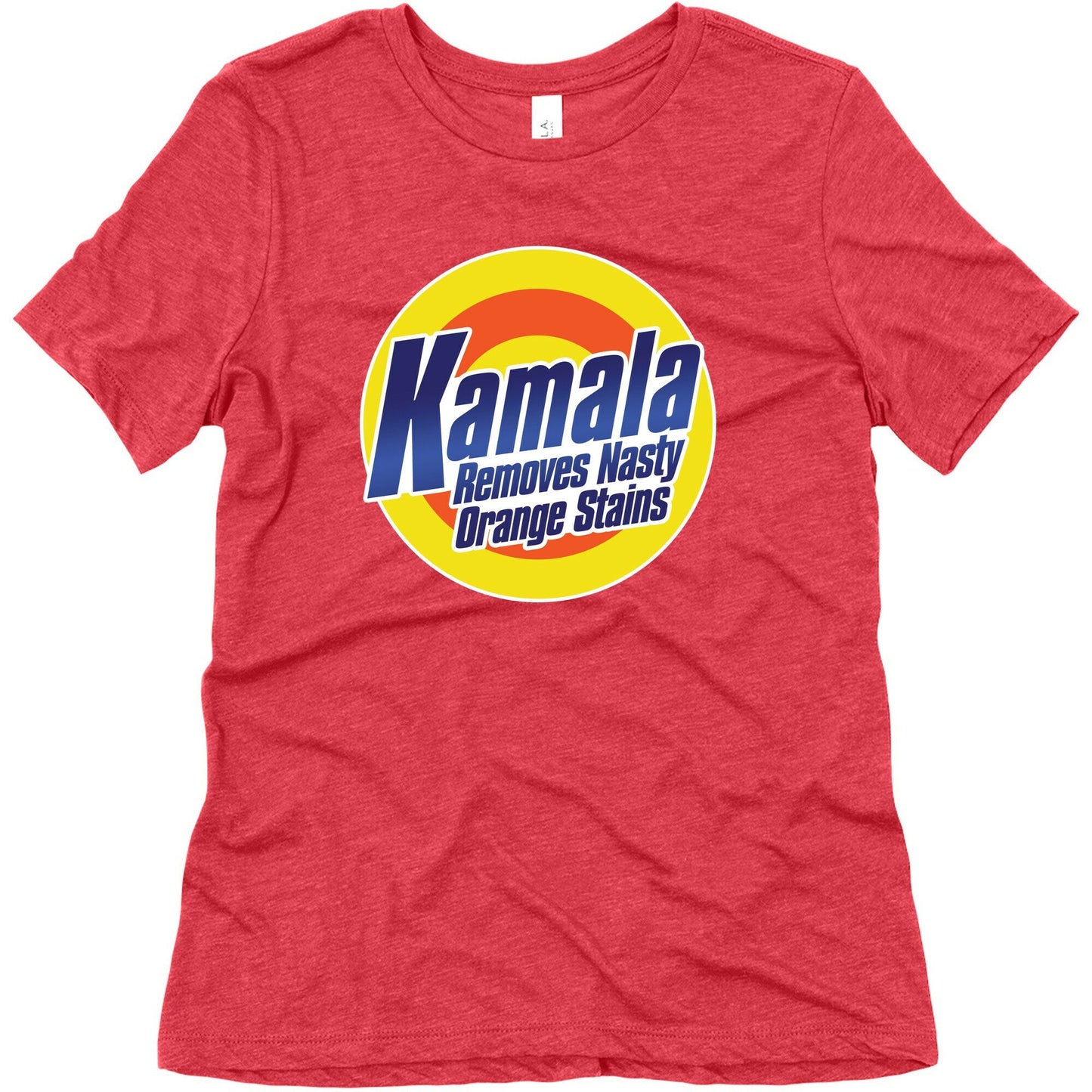 Kamala Removes Nasty Orange Stains Womens Triblend Tee