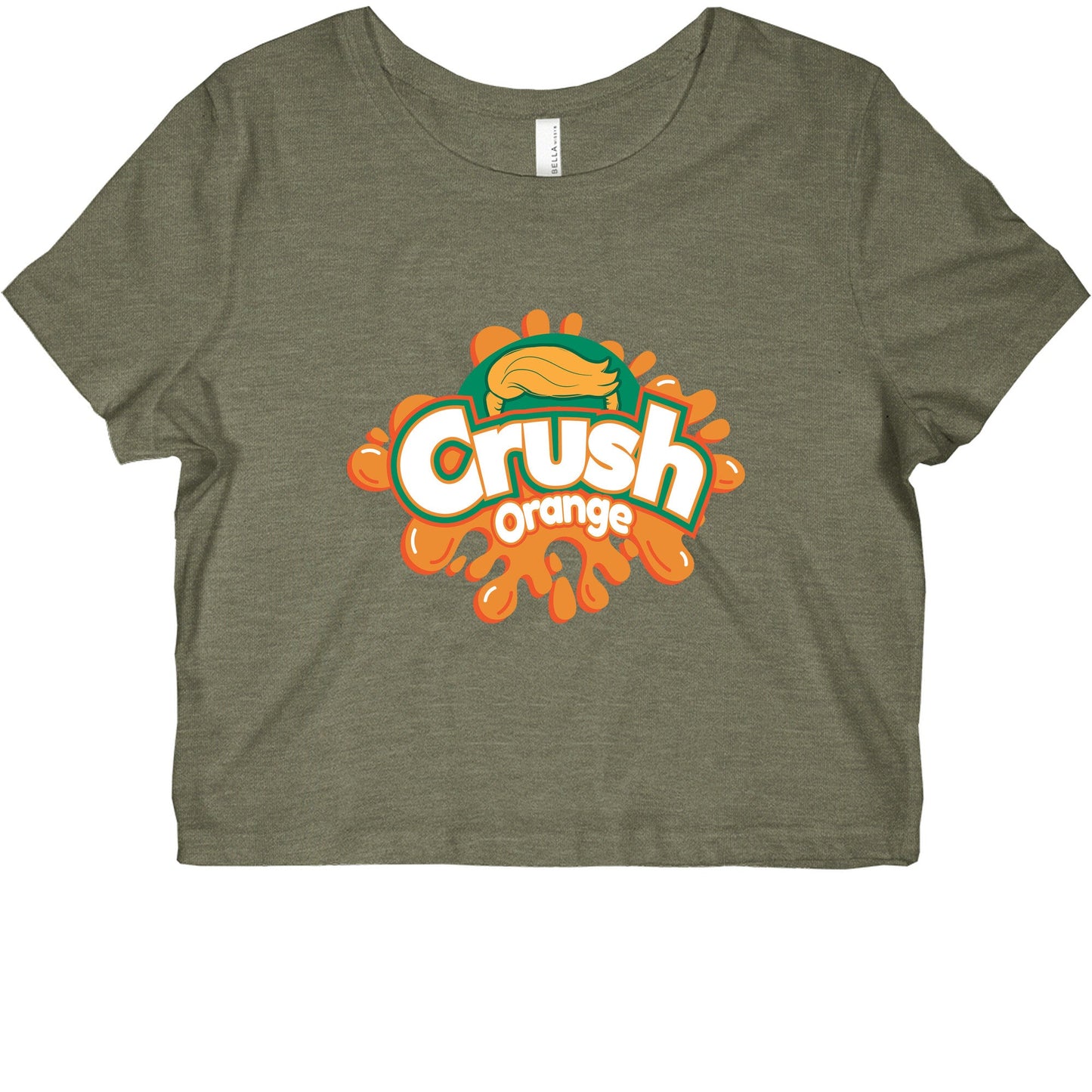 Orange Crush Harris Walz 2024 Graphic Baby Tee