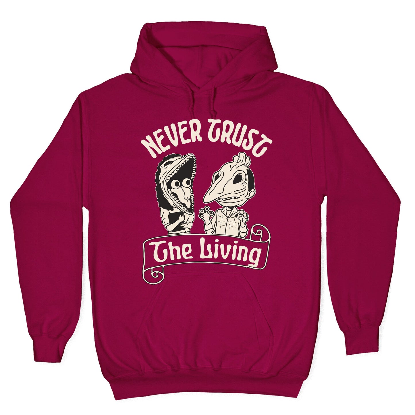 Beetlejuice Never Trust The Living Hoodie