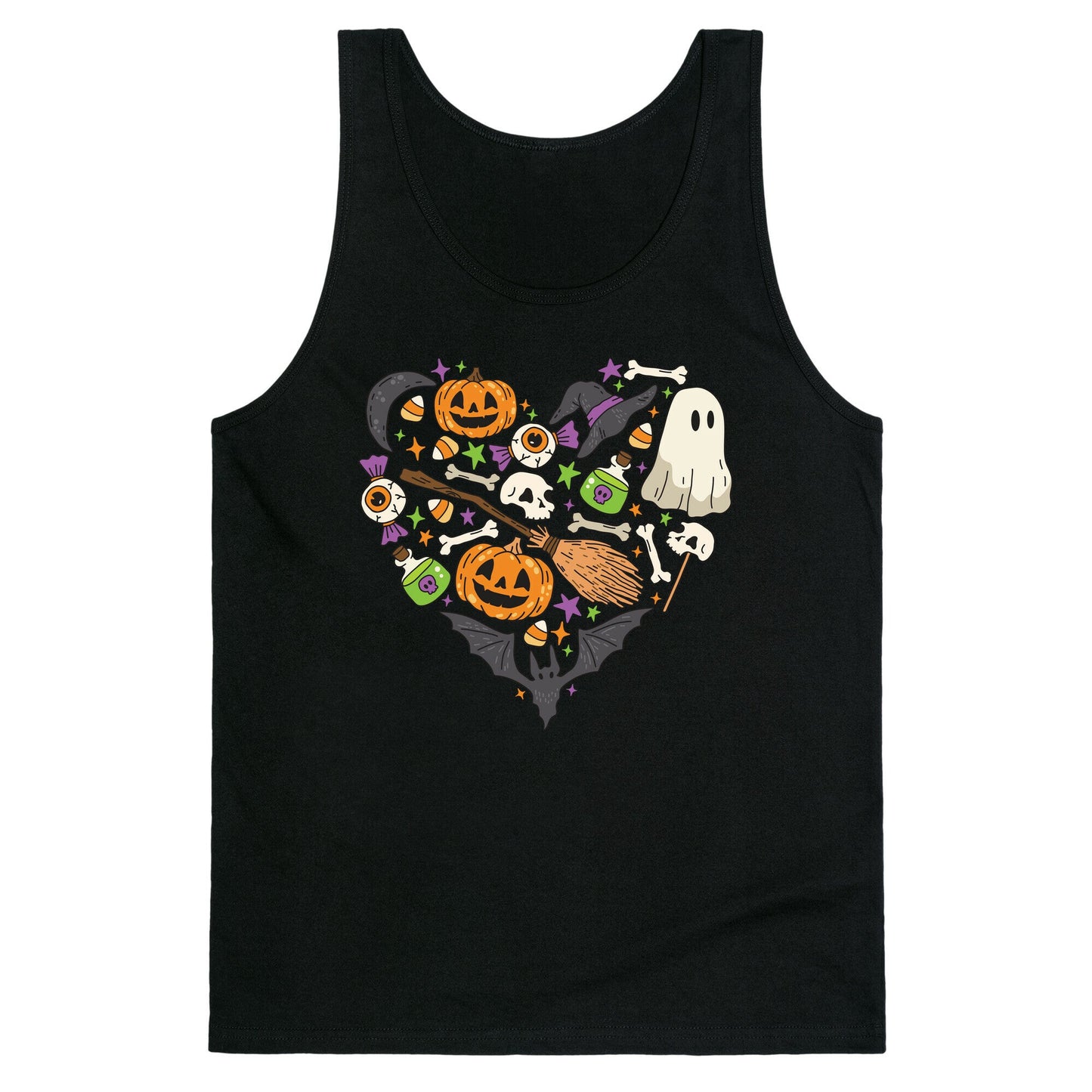 Halloween Heart Tank Top