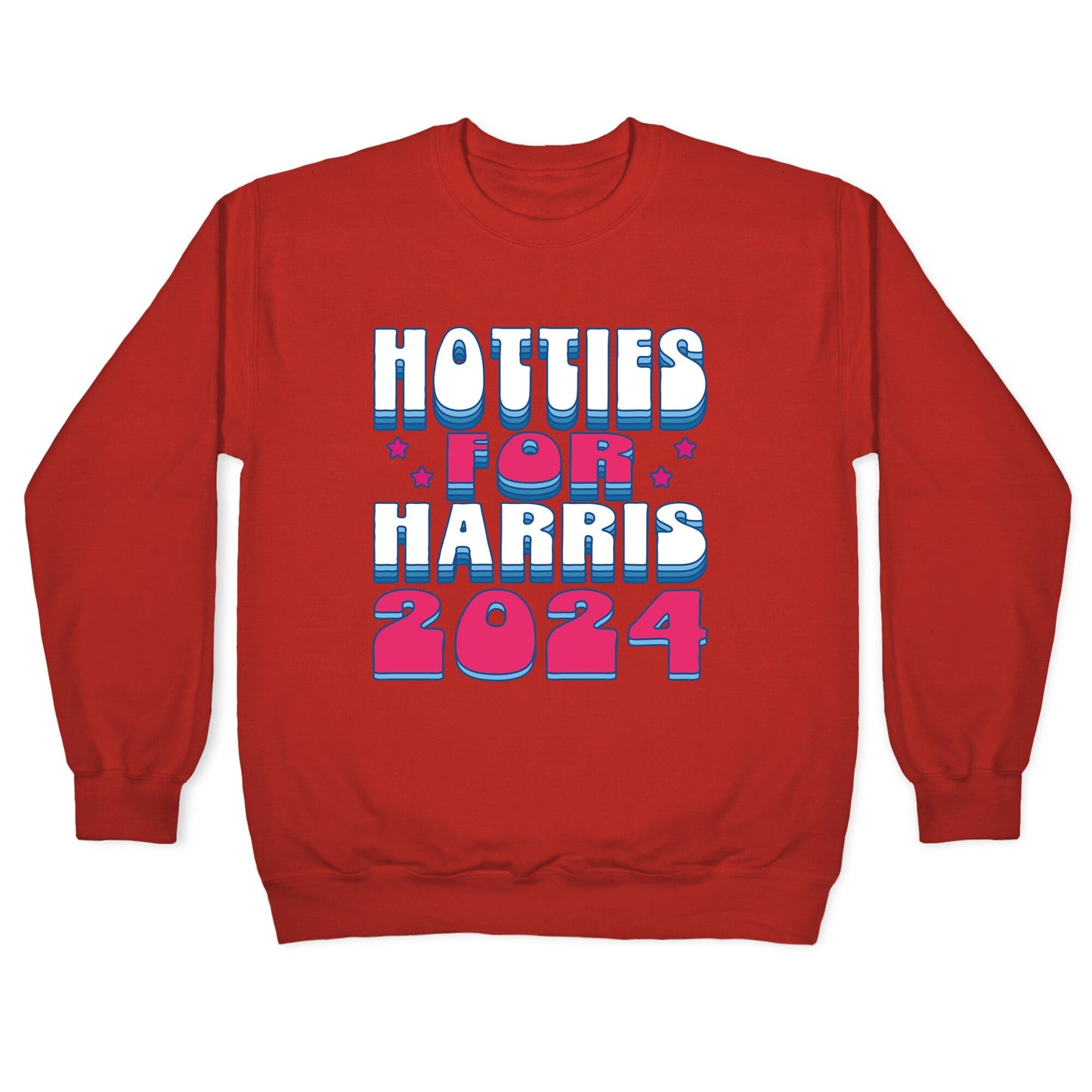 Hotties for Kamala Harris Crewneck Sweatshirt