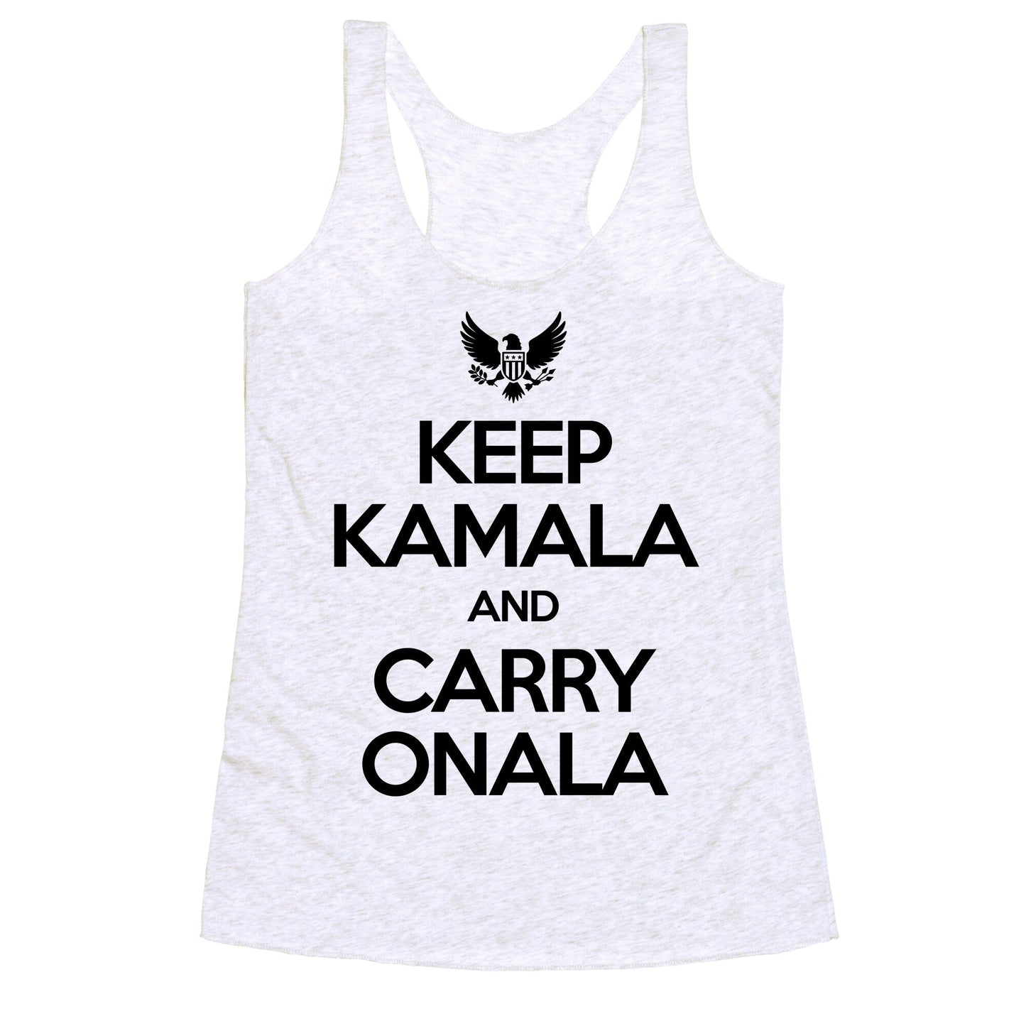 Keep Kamala and Carry Onala Racerback Tank