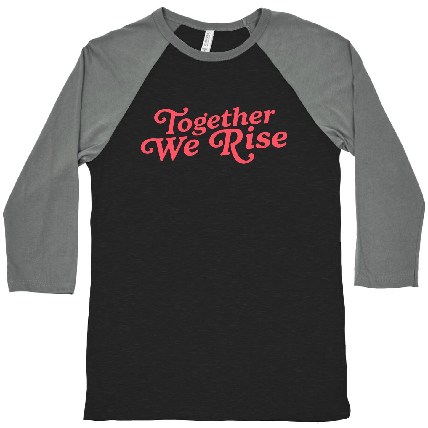 Together We Rise Baseball Tee