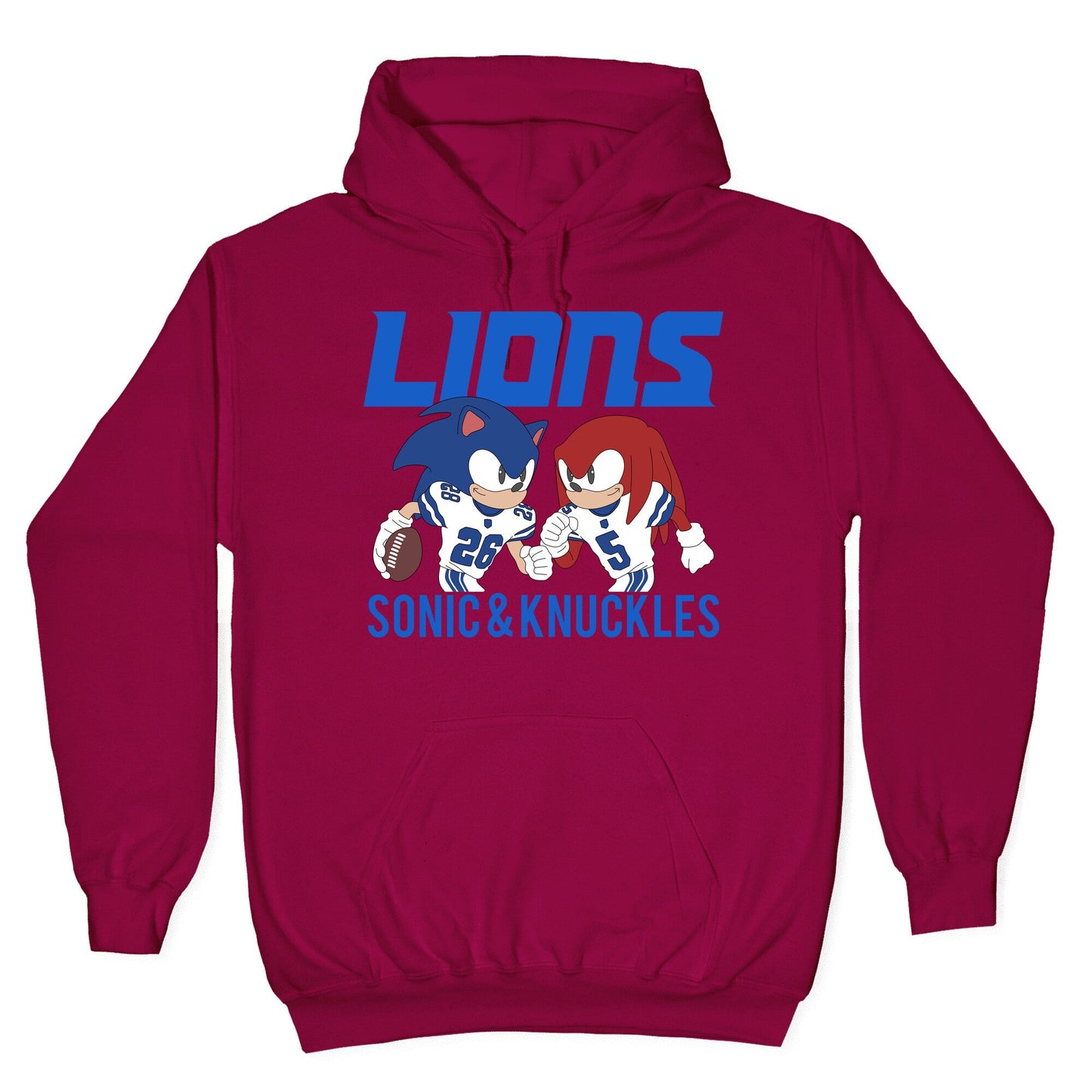 Lions Sonic and Knuckles Hoodie