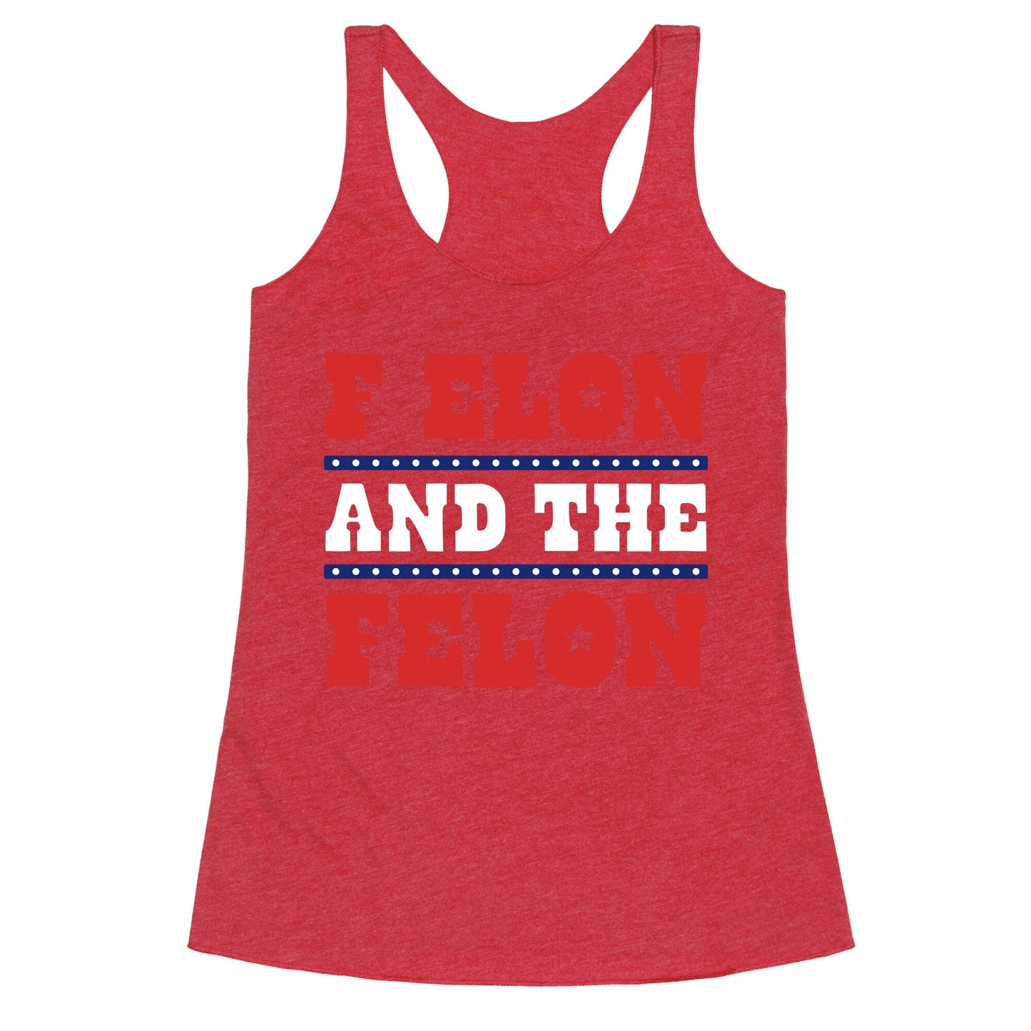 F Elon & The Felon Racerback Tank