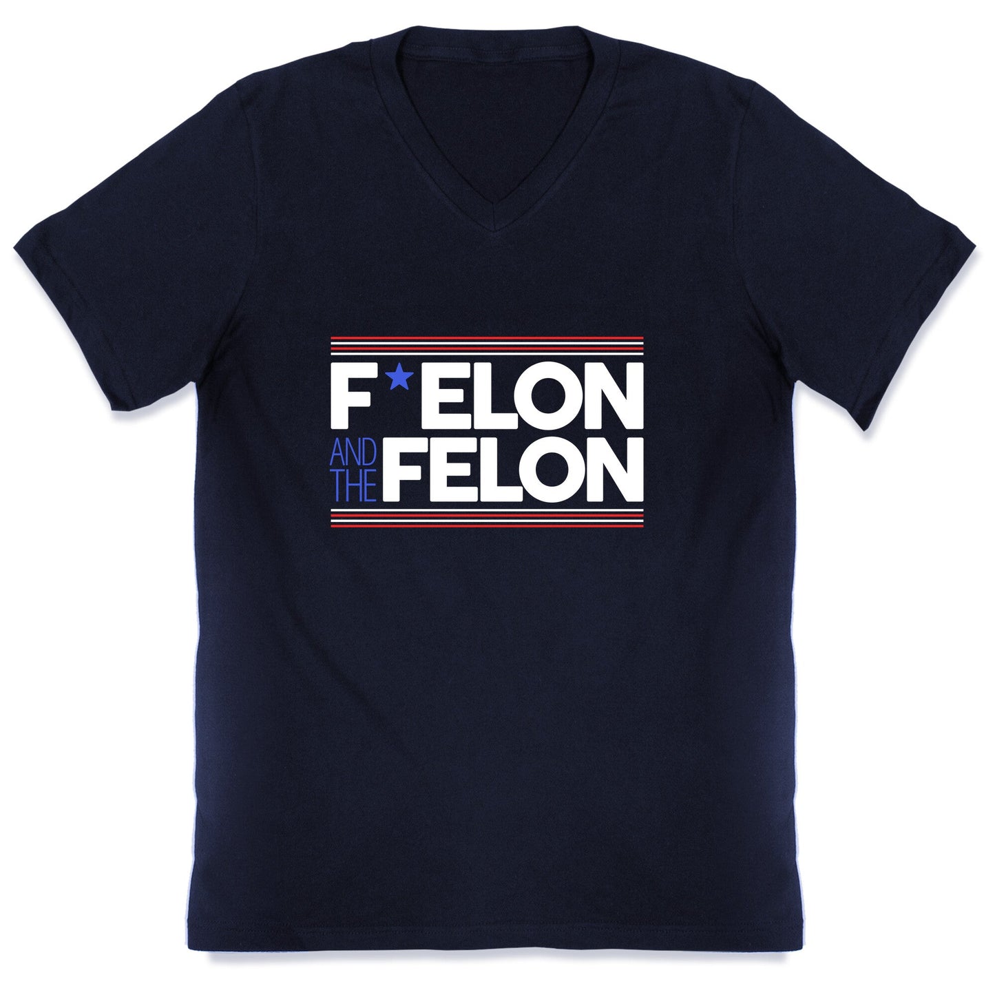 F Elon And The Felon V-Neck